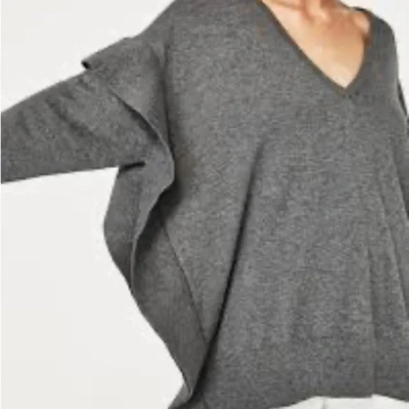 Zara Gray Women's Sweater Size L