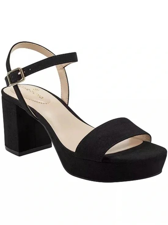 New Bandolino Women's Pennie Block Heel Platform Dress Sandals size 9