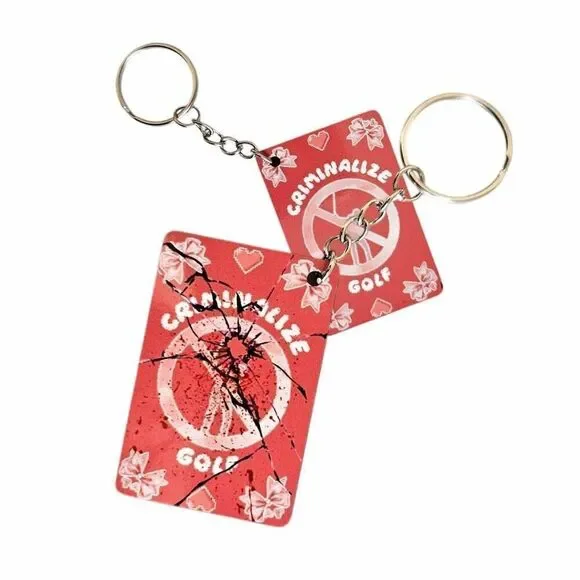 mythsprints: a-hole in one keychain