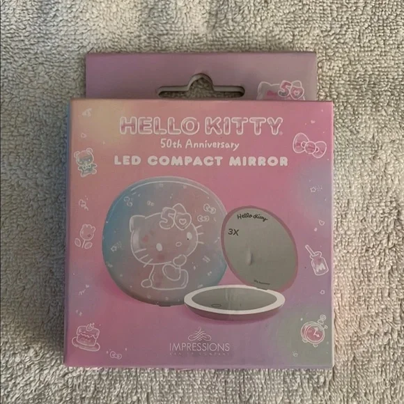 Impressions Hello Kitty Pink LED Mirror