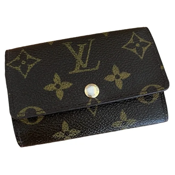 Louis Vuitton 6 Ring Key Case Monogram Unisex EUC Circa 2007 Vintage Authentic