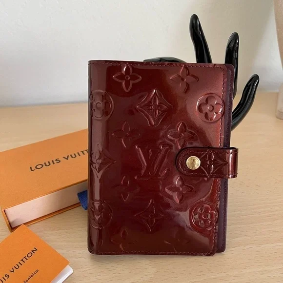 Louis Vuitton Verni Agenda PM Burgundy EUC 2010