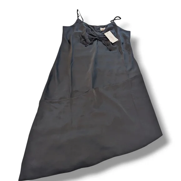 NWT Isabel Maternity by Ingrid & Isabel Asymmetrical Black Dress, Size Large