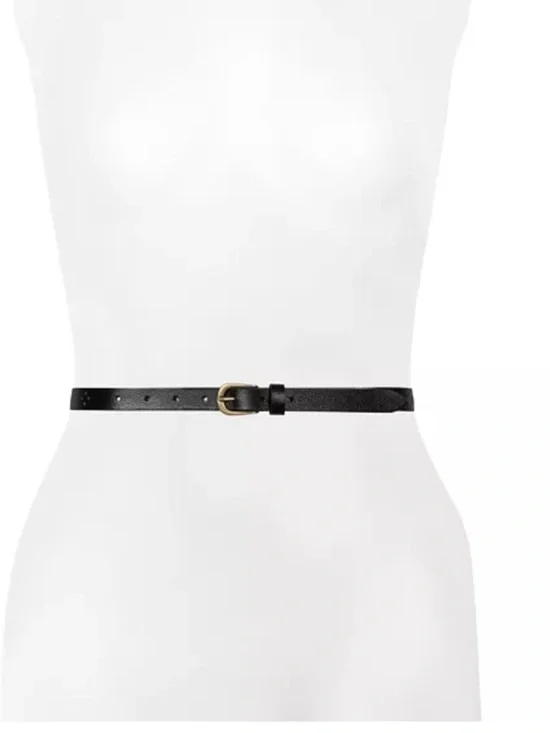 FRYE 20mm Leather Beaded Belt