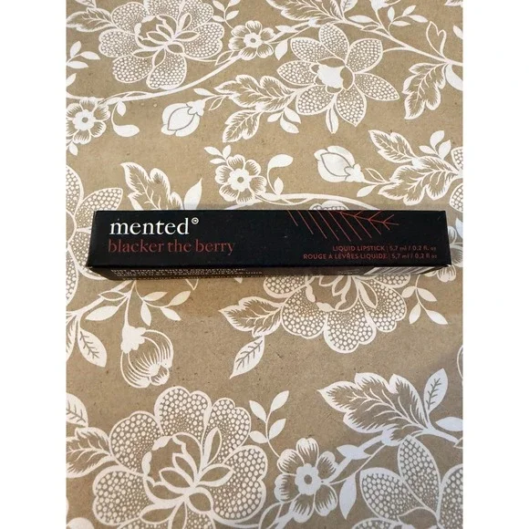 Mented Cosmetics Liquid Lipstick Blacker The Berry Deep Berry Matte 0.2oz NIB