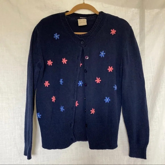 1980’s vintage Partners size Lg cardigan & vest