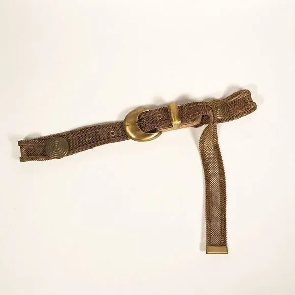 Vintage 1980's Mesh Metal Belt