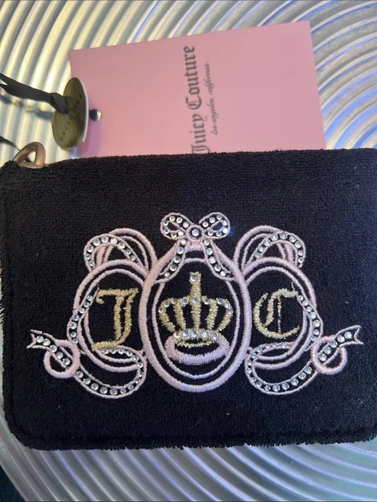 JUICY COUTURE LOVERS CLUB DUAL SIDED cARD CASE