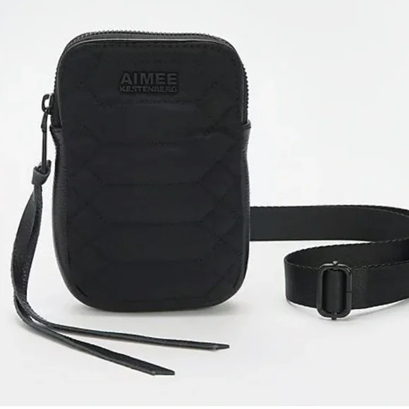 Aimee Kestenberg Stadium crossbody nylon bag black stylish designer purse