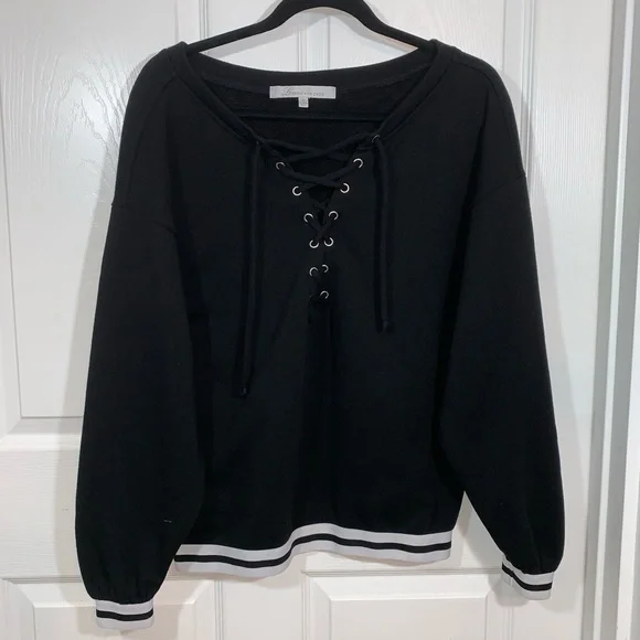 Lovers + Friends Pullover Tie Front Sweater