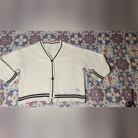 Taylor Swift Folklore Cardigan Sweater, no sz label, estimated as Large