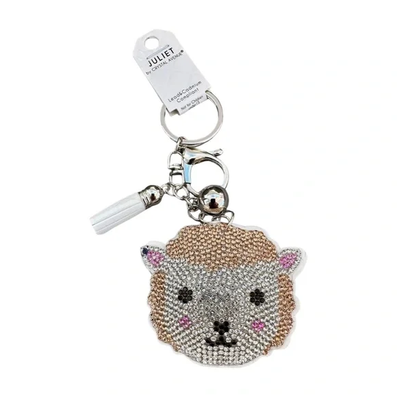 Beaded Animal‎ Keychain with Tassel