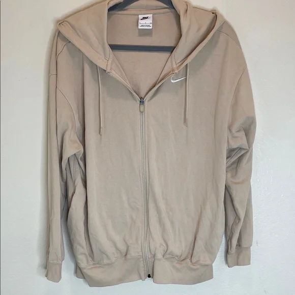 Nike Light Tan Full-Zip Hoodie