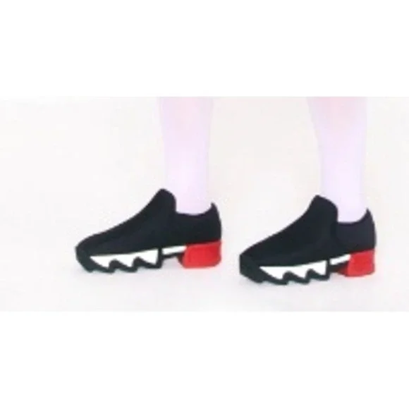IRI NYC Avante-Garde, Sculptural Shoes Red Size 7.5US (MSRP $215)