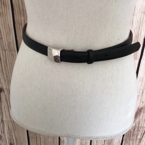 Ralph Lauren Belt Silver Square Buckle SM