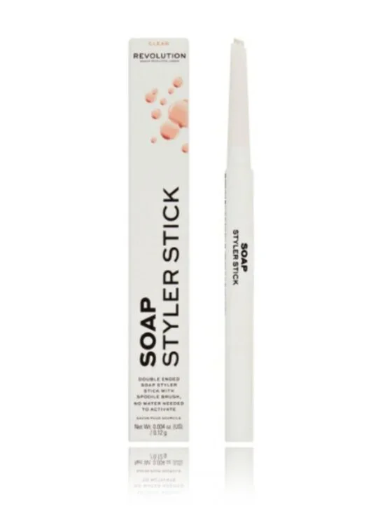 Makeup Revolution Soap Styler Stick Clear Brow & Hair Styling Wax 0.004oz