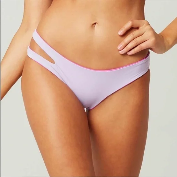 NWT L*Space REVERSIBLE Bikini Bottoms | Revolve Breakers pink & purple lavender