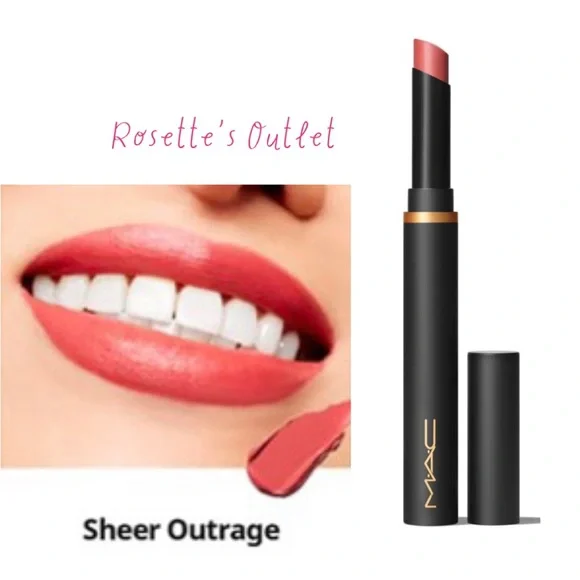 Mac “Seer Outrage” powder kiss velvet slim stick new in box
