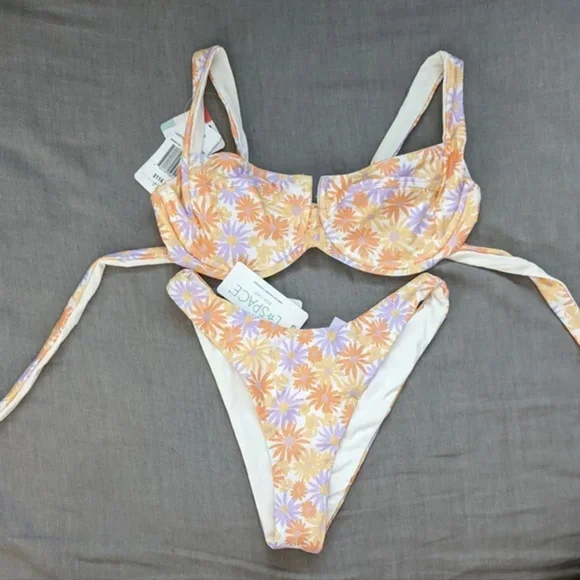 L*Space Camellia Cabana Bikini Set Oopsie Daisy