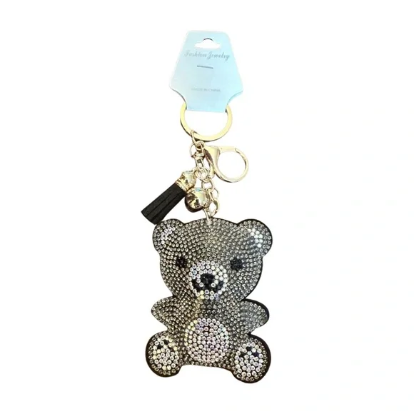 Sparkling Bear Keychain‎