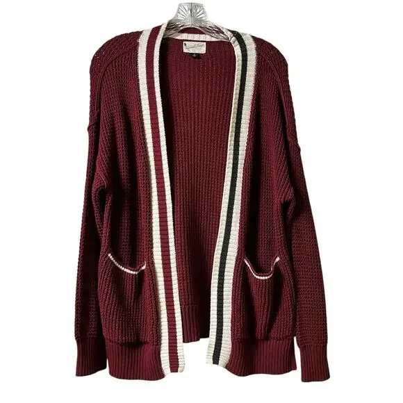 Universal Threads Oversized Grandpa Cardigan Academia 100% Cotton‎ XS (2745)