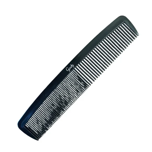 Vintage black goody Plastic Hair‎ Comb USA Wide Purse Pocket Unbreakable NEW