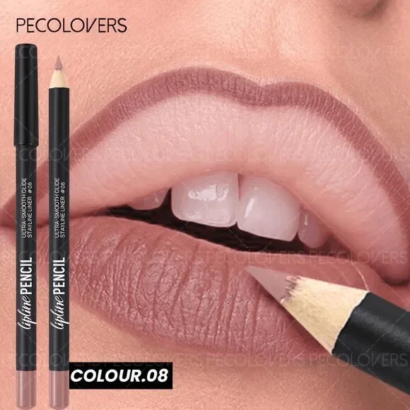 Lip Liner Matte Waterproof 2-in-1 Lip Pencil and Lipstick