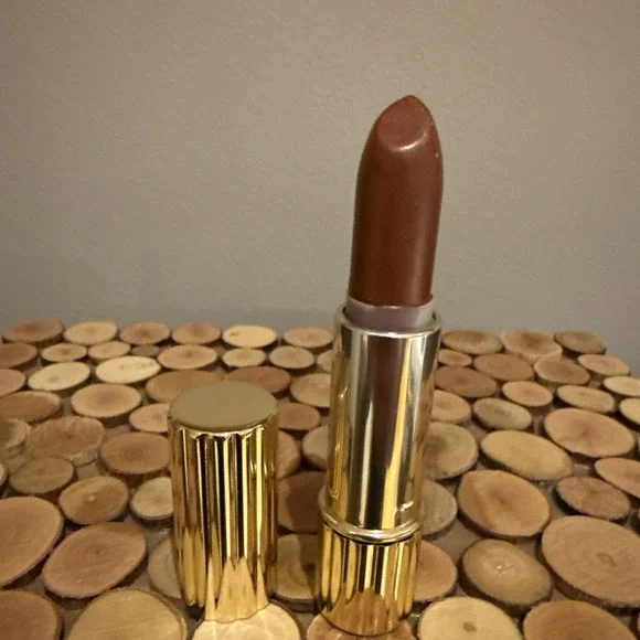 Estee Lauder Maplesugar  All Day Long Lipstick Gold Case New Old Stock