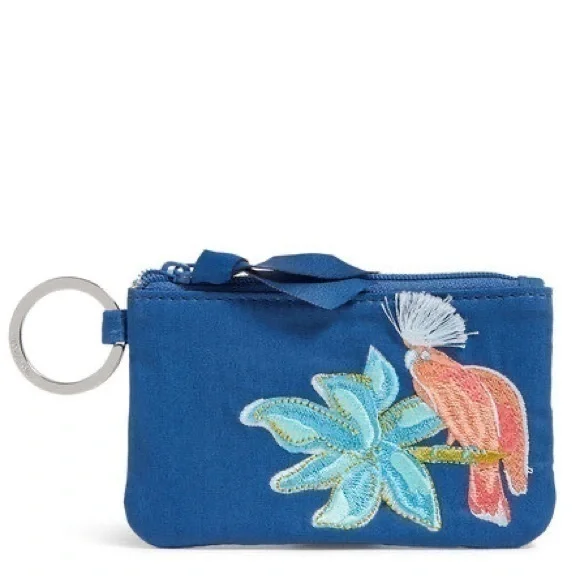 VERA BRADLEY Zip ID Case - Rain Forest Canopy