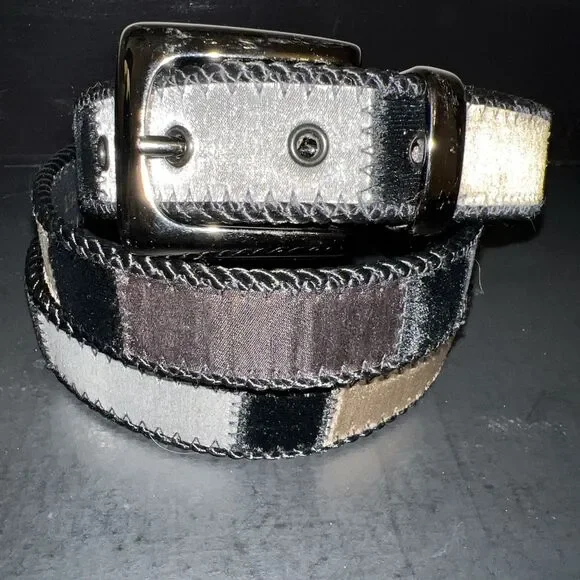 Elite Women's Vintage Tapestry Velvet Color Block Belt Size‎ 3XL