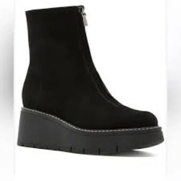 La CANDIENNE Suede Platform Ankle‎ Boots Size 10M