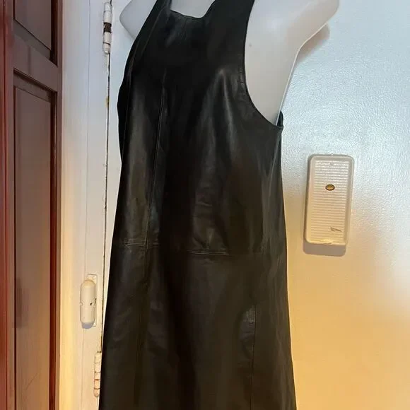 BEACH RIOT ‘Pistola’ leather mini dress sexy designer all season all occasion