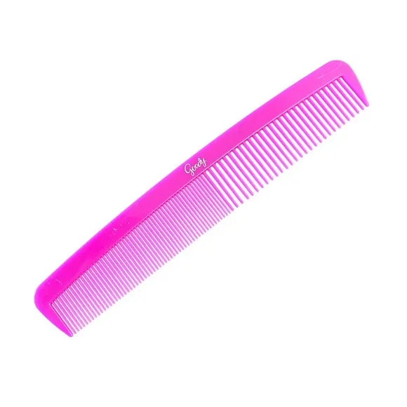Vintage‎ pink goody Plastic Hair Comb USA Wide Purse Pocket Unbreakable NEW