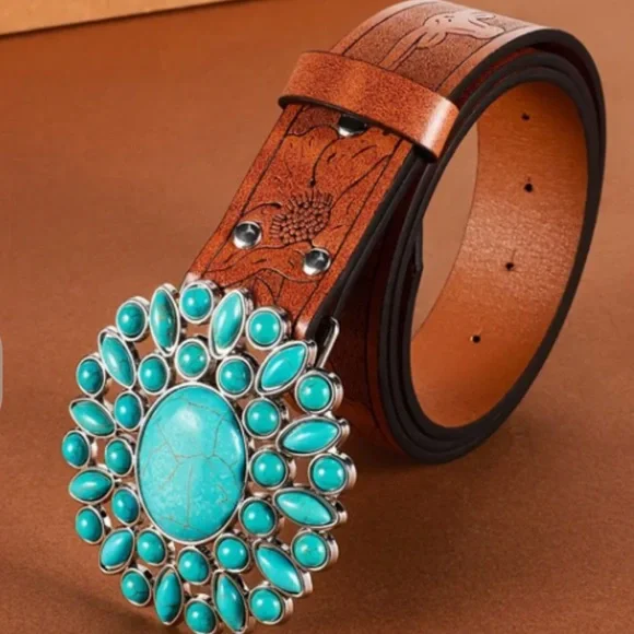 SALE ! Boho western vegan belt