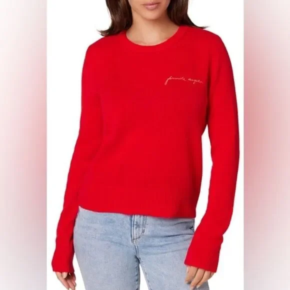 Favorite Daughter 100% Cashmere Sweater NWT