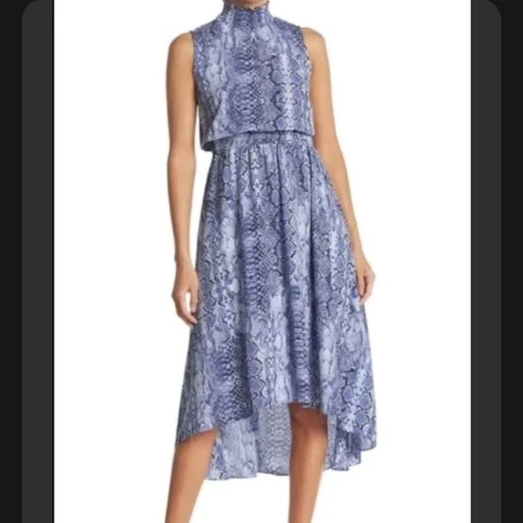 Nanette Lepore Blue Denim‎ Sleeveless Dress, Smock Sz 10