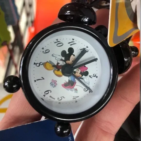 Mickey clock watch purse charm or key chain
