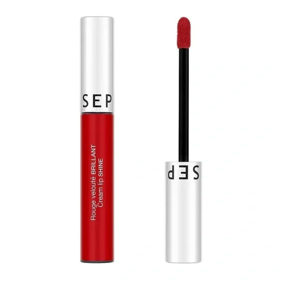 SEPHORA COLLECTION Cream Lip Shine Liquid Lipstick 08 Red Potion Glossy Red NEW
