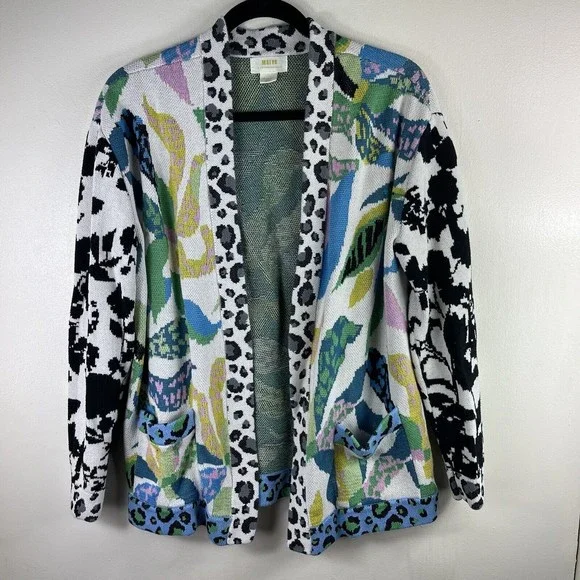Anthropologie Maeve‎ Savannah Contrast Open Cardigan X-Small