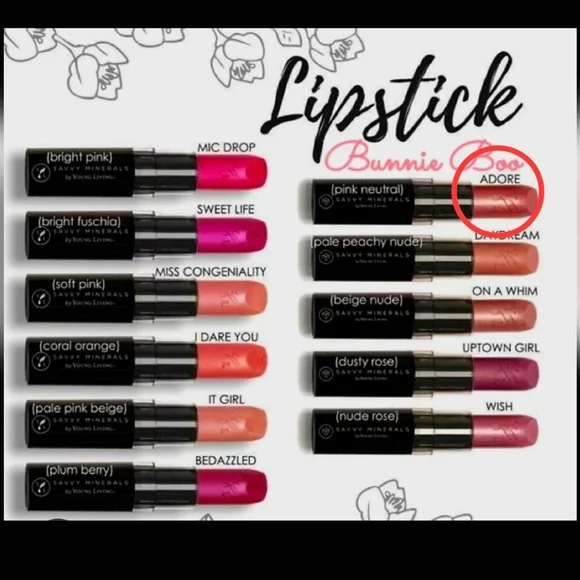 Young Living Savvy Minerals‎ Lipstick in Adore - Pink
