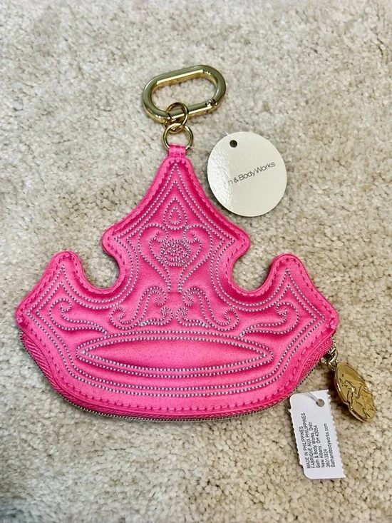 Bath & Body Works Disney Princess Aurora Crown Coin Purse