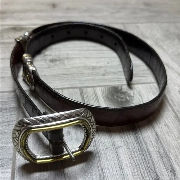 Brighton - 40210 Ladies Belt Size M|30 Reversible Black and Brown