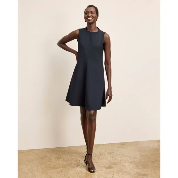 MM Lafleur Malala 2.0 Dress Recycled WonderTex Pockets Business Casual Size 16