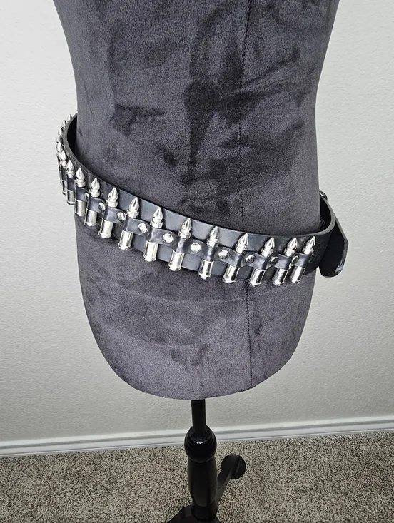 Hot Topic Y2K Shell Black Belt 36