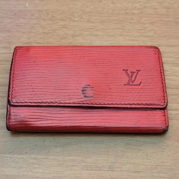 Louis Vuitton Epi Key Holder/Wallet #1598***