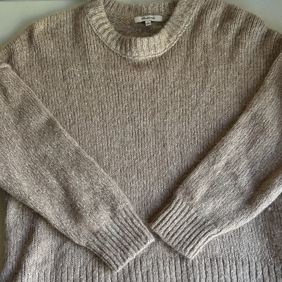 Alpaca Madewell Women's Beige Knit Sweater