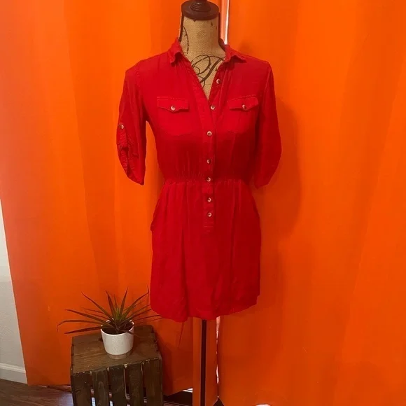 Fun and flirt size small red dress