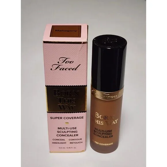 Too Faced Mahogany Born This Way Multi Use Sculpting Concealer Full Size New
