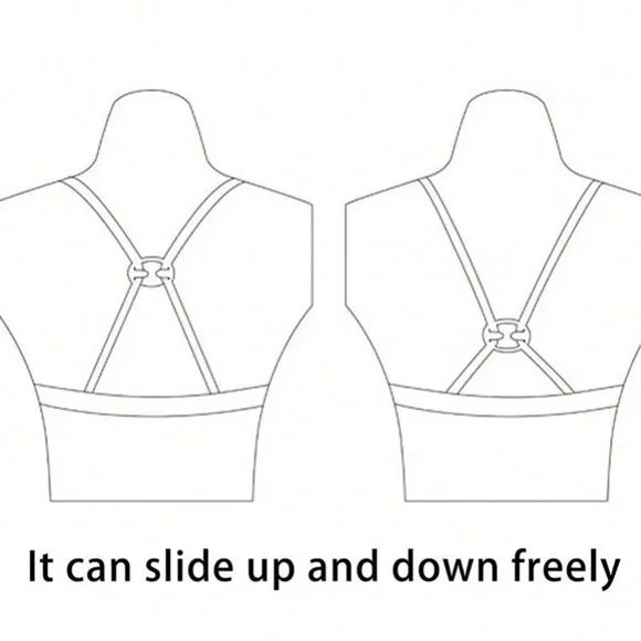 💎$1💎 Bra Strap Clip Hidden Shoulder Strap Anti-Slip Buckles Heart Shaped