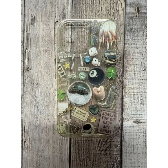 iPhone 14 Pro Max Case Graphic Lucky Cowgirl Disco Love Coquette Flower Girly
